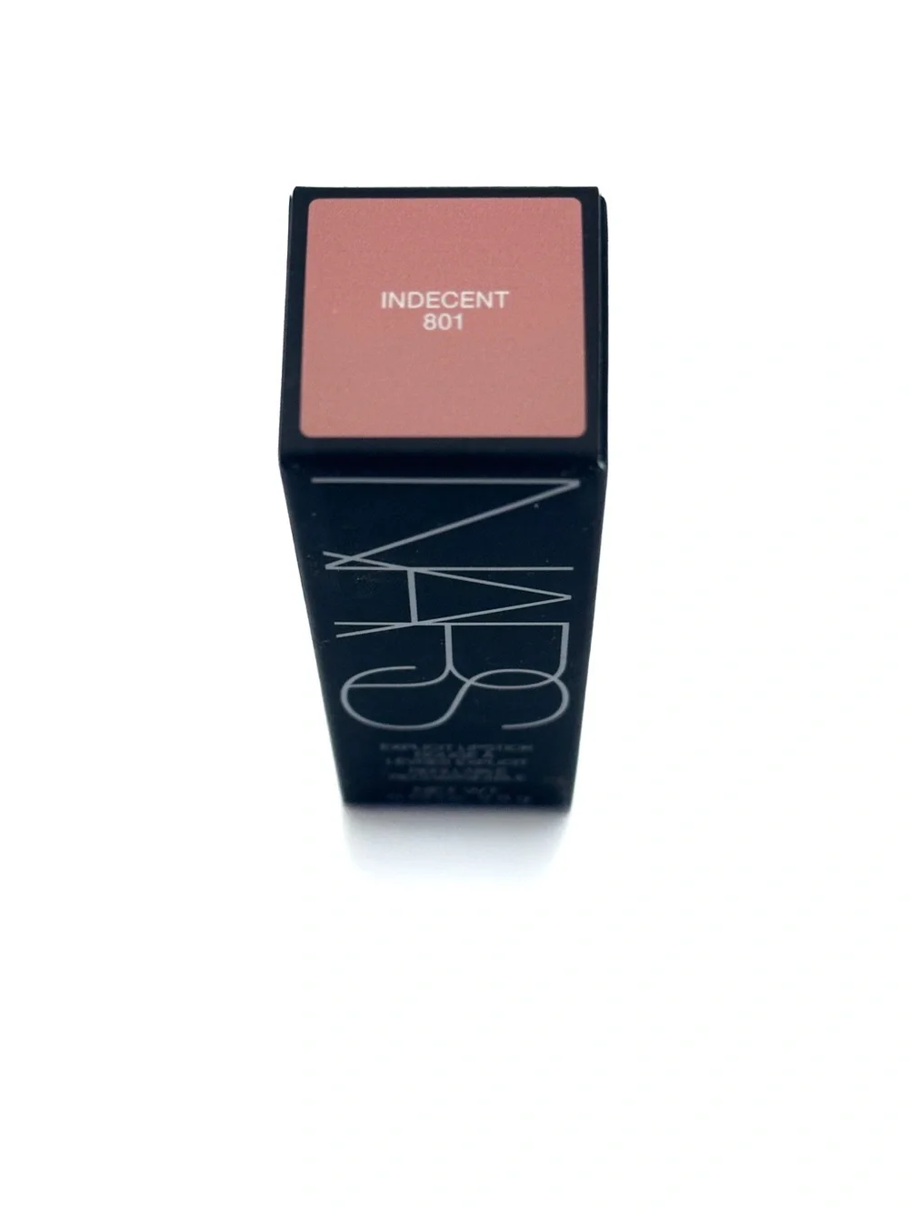Nars Explicit Lipstick 801 Indecent Warm Beige Full Size Satin Finish NWT